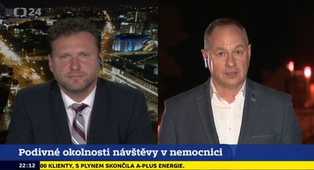 Mgr. Petr Gazdík (vpravo) v pořadu Události, komentáře Mgr. Petr Gazdík (vpravo) v pořadu Události, komentáře